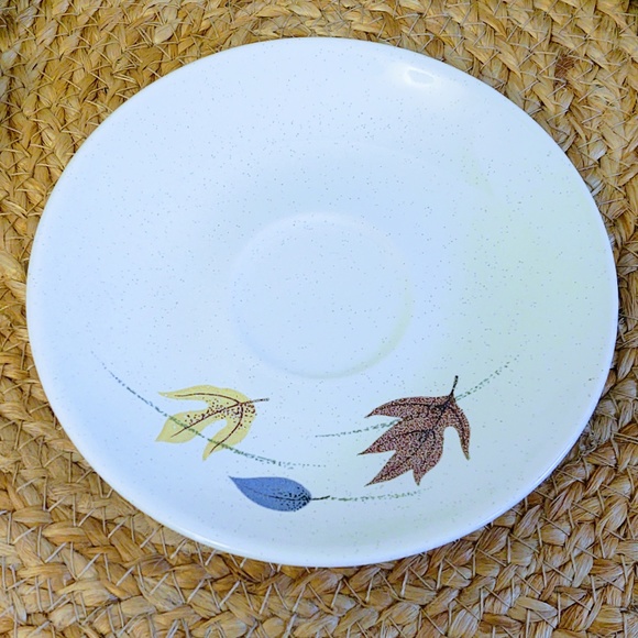 Vtg MCM California Franciscan Earthenware Autumn Pottery Dinnerware Cup & Saucer - Picture 3 of 11